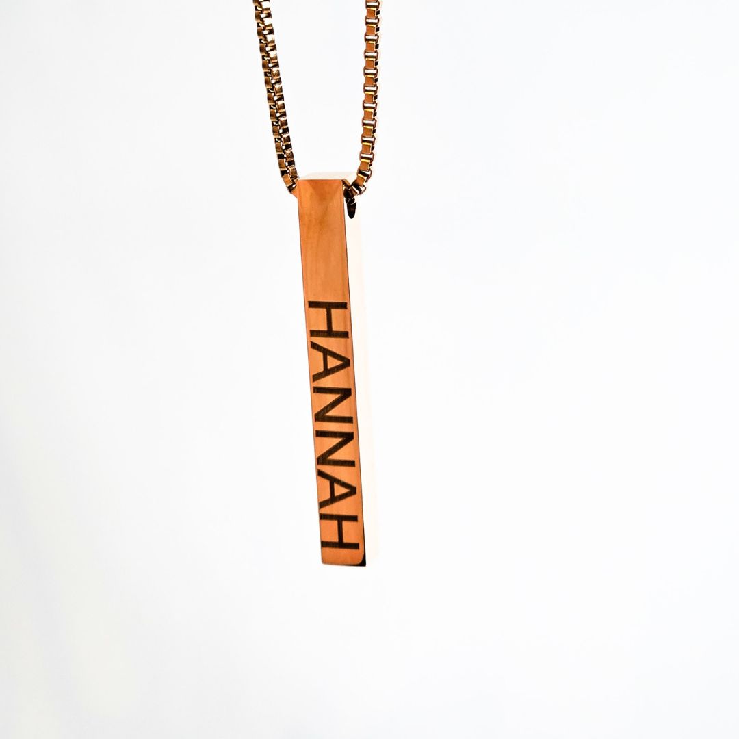 Vertical Bar Necklace