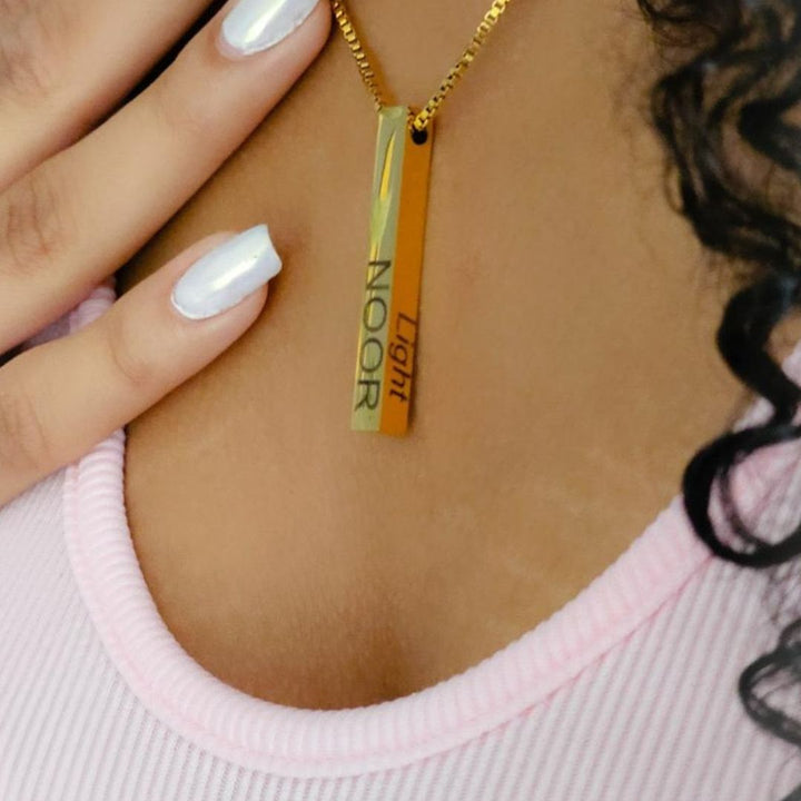 Vertical Bar Necklace