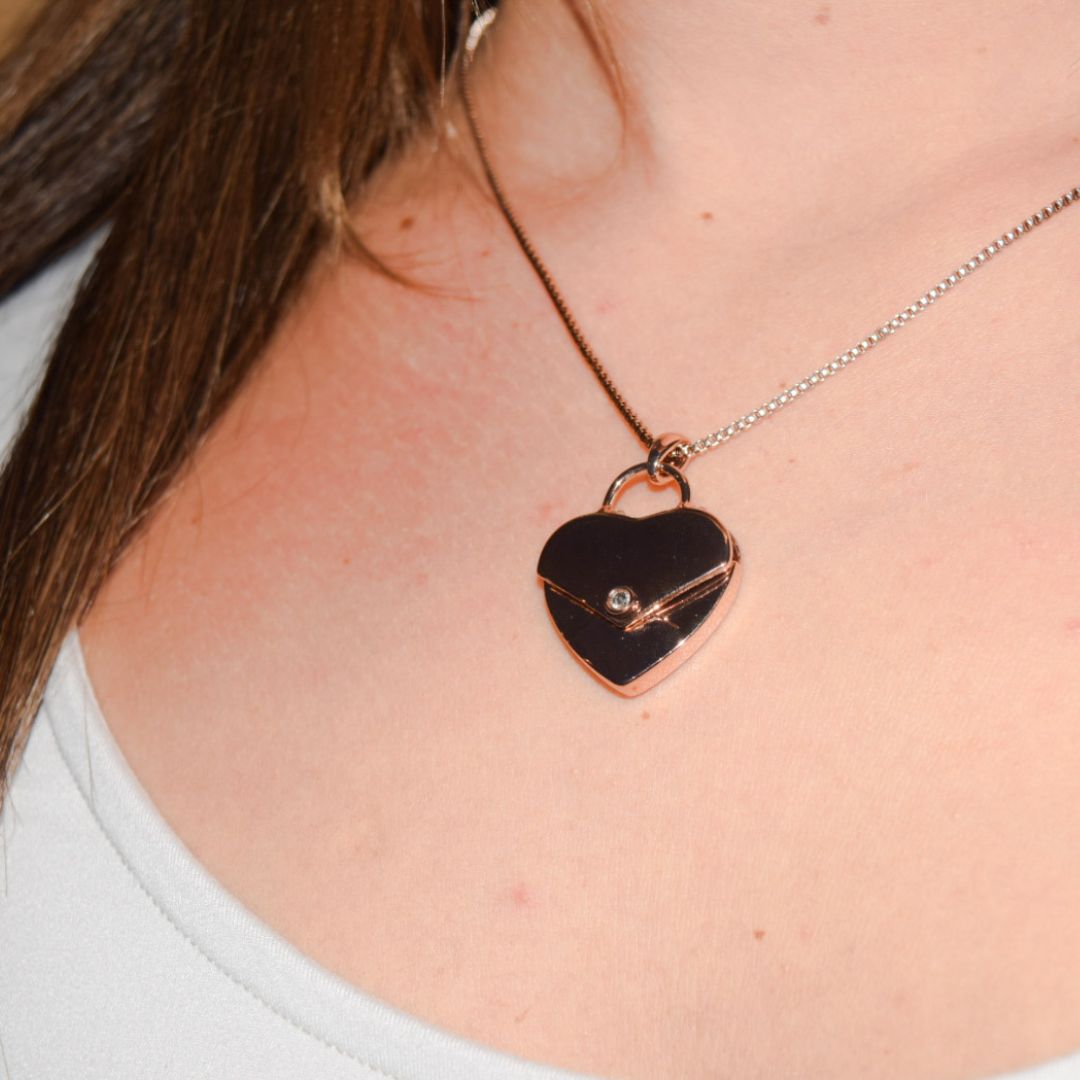 Heart Envelope Pendant